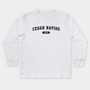 Cedar Rapids, IA Kids Long Sleeve T-Shirt